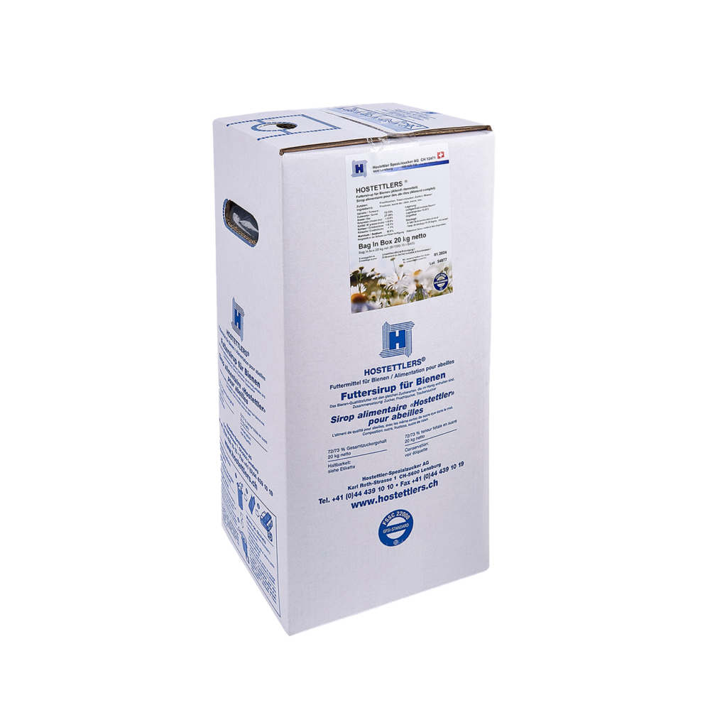 Sirop Hostettler Conventionnel / BagInBox 20 kg